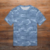Light Blue Camouflage T-Shirt