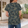 Dark Woodland Camouflage Women's T-Shirt
