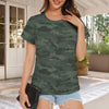 Dark Woodland Camouflage Women's T-Shirt