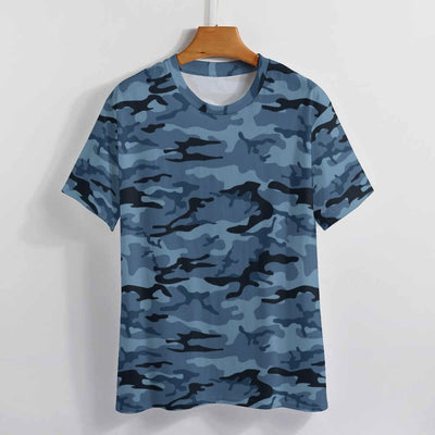 Blue Navy Camouflage T-Shirt