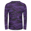 Dark Purple Camouflage Long Sleeve Shirt