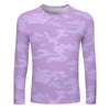 Light Purple Camouflage Long Sleeve Shirt