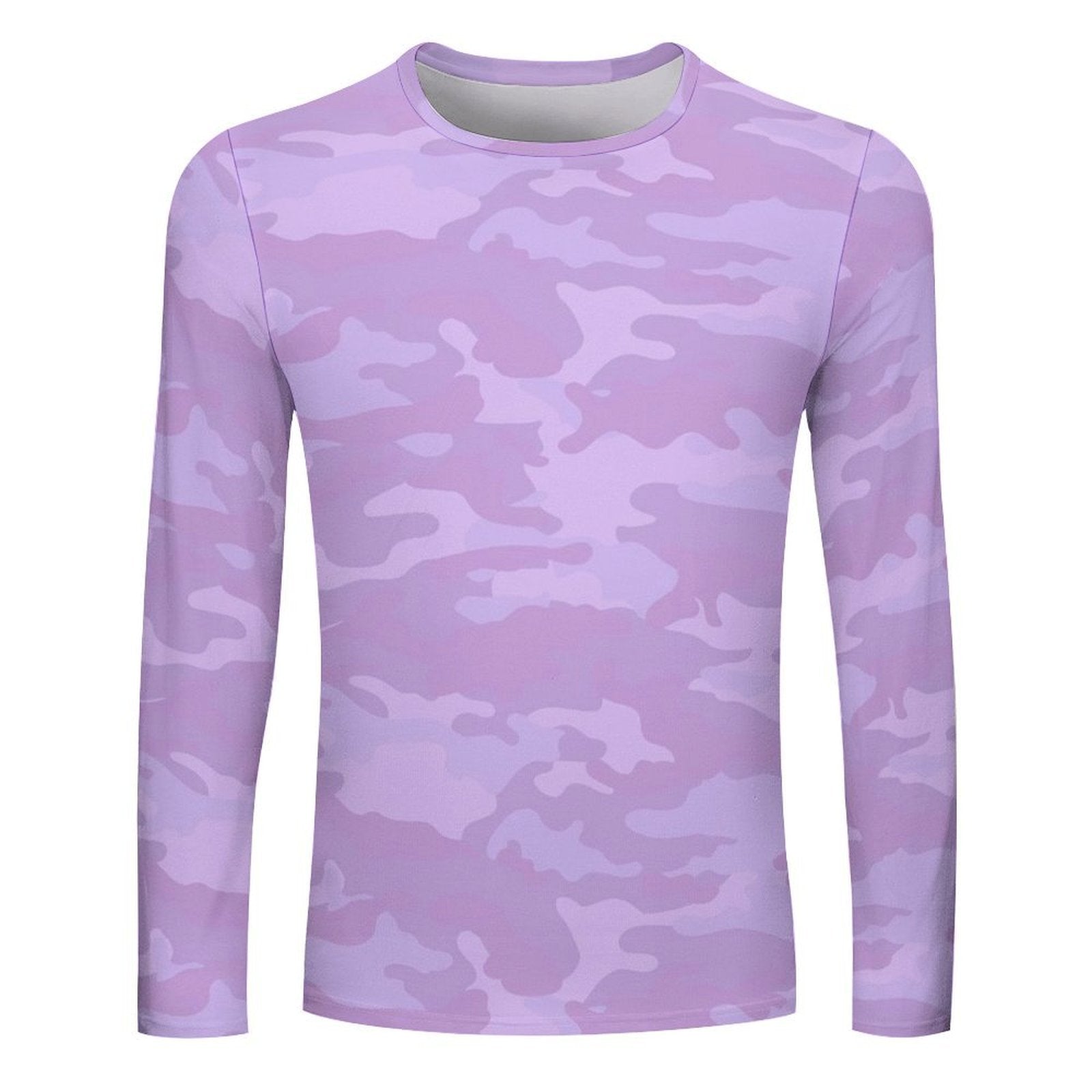 Light Purple Camo Long Sleeve Shirt
