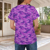 Purple Camouflage Women's T-Shirt