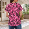 Pink Camouflage Women's T-Shirt