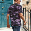 Dark Blue Navy Camouflage T-Shirt