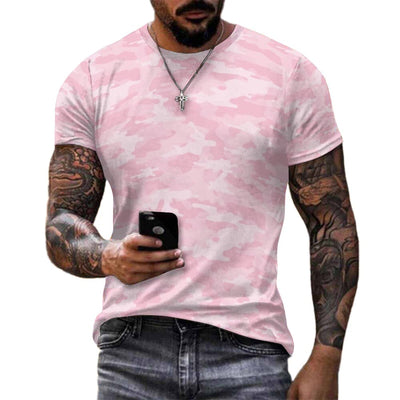 Light Pink Camouflage T-Shirt