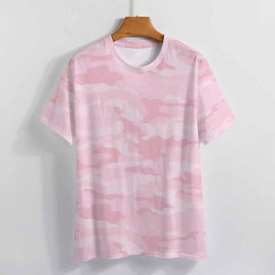 Light Pink Camouflage T-Shirt