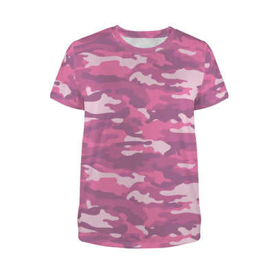 Pink Camouflage Women's T-Shirt