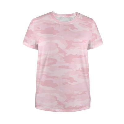 Light Pink Camouflage Women's T-Shirt