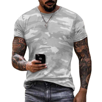 Light Gray Camouflage T-Shirt