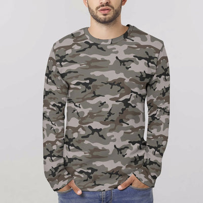 Woodland Camouflage Long Sleeve Shirt