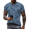Steel Blue Navy Camouflage T-Shirt
