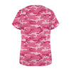 Pink Camouflage Women's T-Shirt