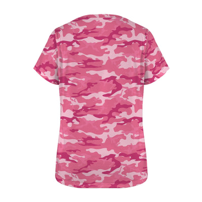 Pink Camouflage Women's T-Shirt