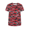 Red Camouflage Women's T-Shirt