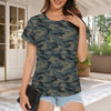 Dark Woodland Camouflage Women's T-Shirt