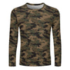 Dark Woodland Camouflage Long Sleeve Shirt