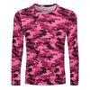 Pink Camouflage Long Sleeve Shirt