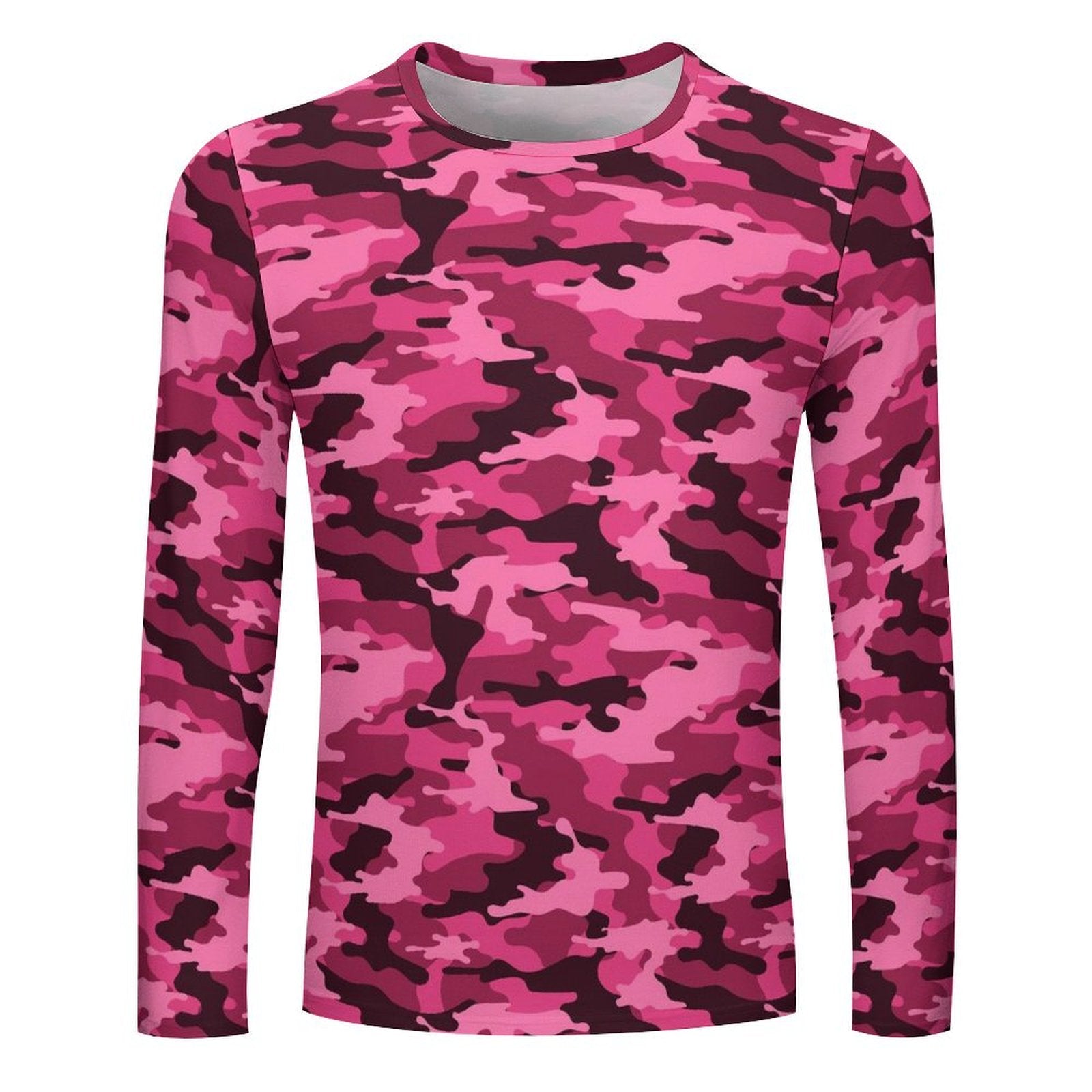 Pink Camouflage Long Sleeve Shirt