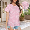 Light Pink Camouflage Women's T-Shirt