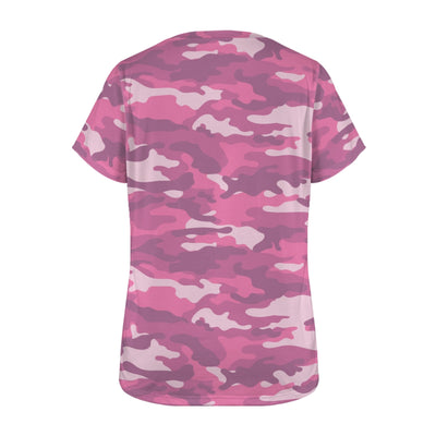 Pink Camouflage Women's T-Shirt
