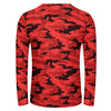 Red Camouflage Long Sleeve Shirt