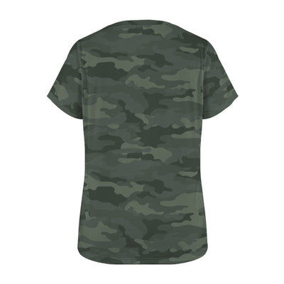 Dark Woodland Camouflage Women's T-Shirt