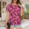 Pink Camouflage Women's T-Shirt