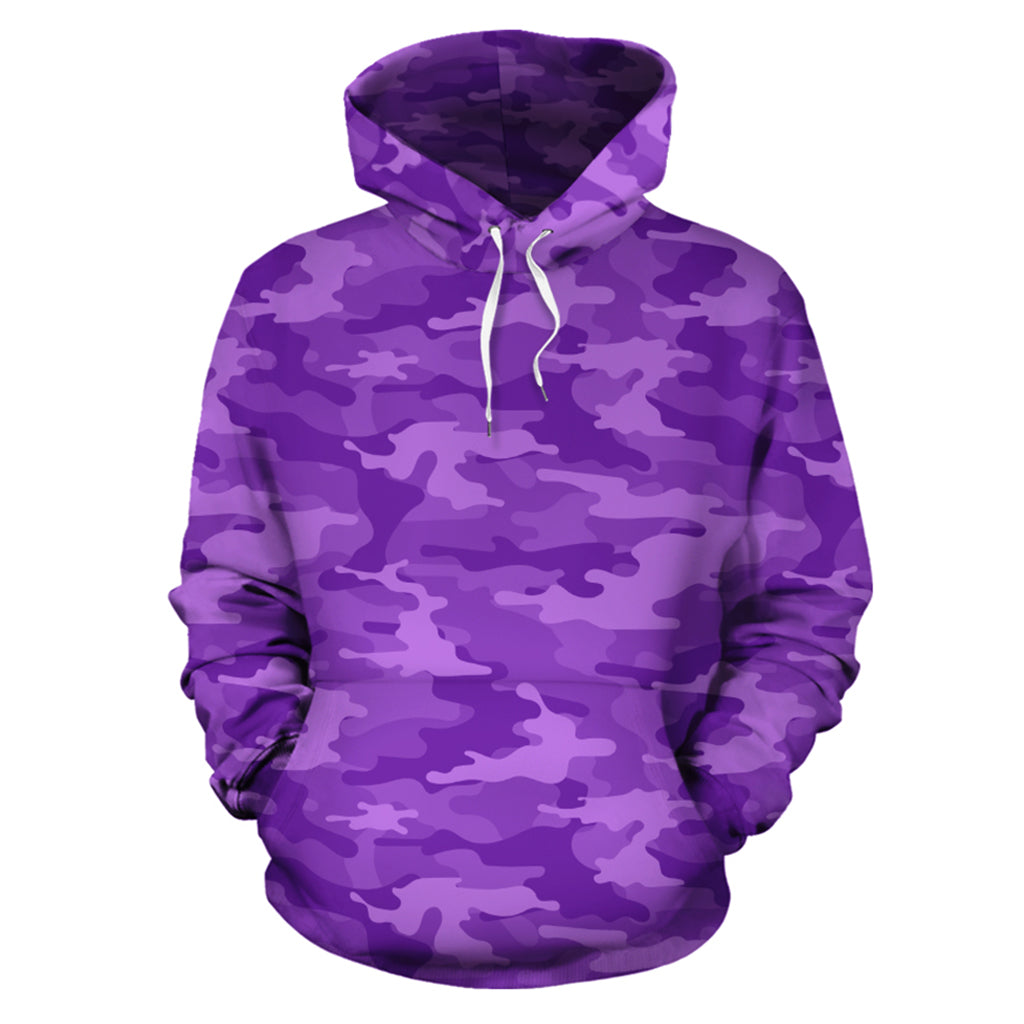 fluorescent Purple Camouflage Hoodie