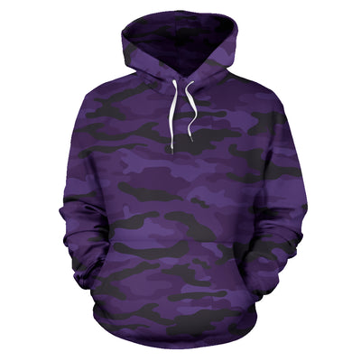 Dark Purple Camouflage Hoodie