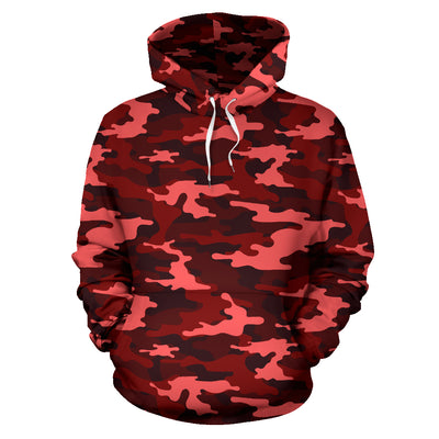 Red Camouflage Hoodie