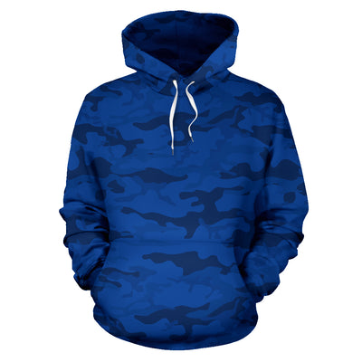 Blue Camouflage Hoodie