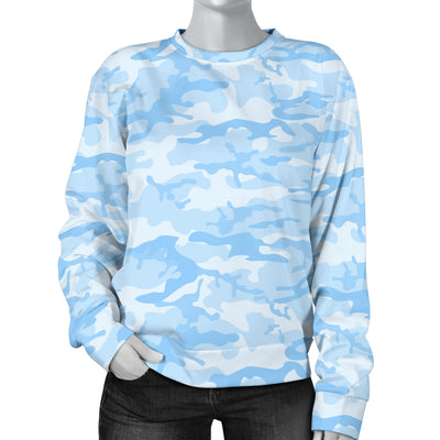 Light Blue Camouflage Sweater
