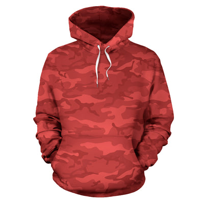 Red Camouflage Hoodie