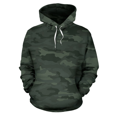 Dark Woodland Camouflage Hoodie