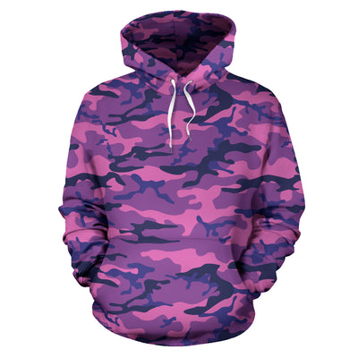 Purple Camouflage Hoodie