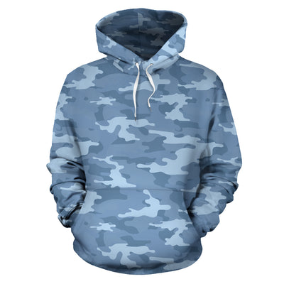 Blue Camouflage Hoodie