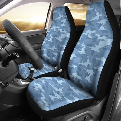 Light Blue Camouflage Car Seat Covers