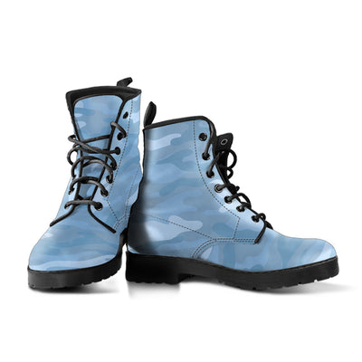 Light Blue Camouflage Boots
