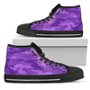 fluorescent Purple Camouflage High Top Shoes