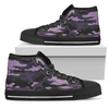 Dark Blue Navy Camouflage High Top Shoes