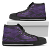 Dark Purple Camouflage High Top Shoes