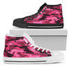 Pink Camouflage High Top Shoes