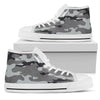 Gray Camouflage High Top Shoes