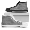 Gray Camouflage High Top Shoes