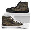 Dark Woodland Camouflage High Top Shoes