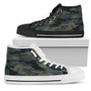 Dark Woodland Camouflage High Top Shoes