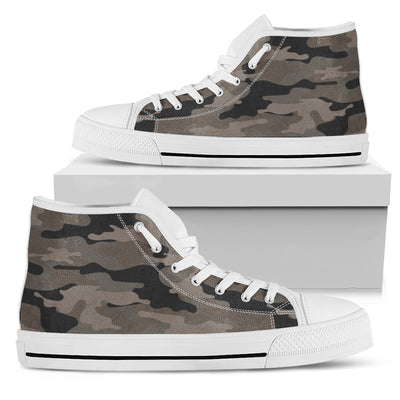 Woodland Camouflage High Top Shoes