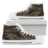 Dark Woodland Camouflage High Top Shoes
